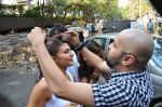 Jacqueline Fernandes snapped on location in Mumbai on 8th Dec 2014
